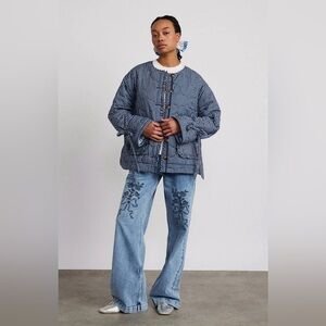 DAMSON MADDER QUILTED DALTON REVERSIBLE JACKET